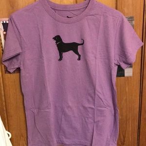 Purple t-shirt from The Black dog